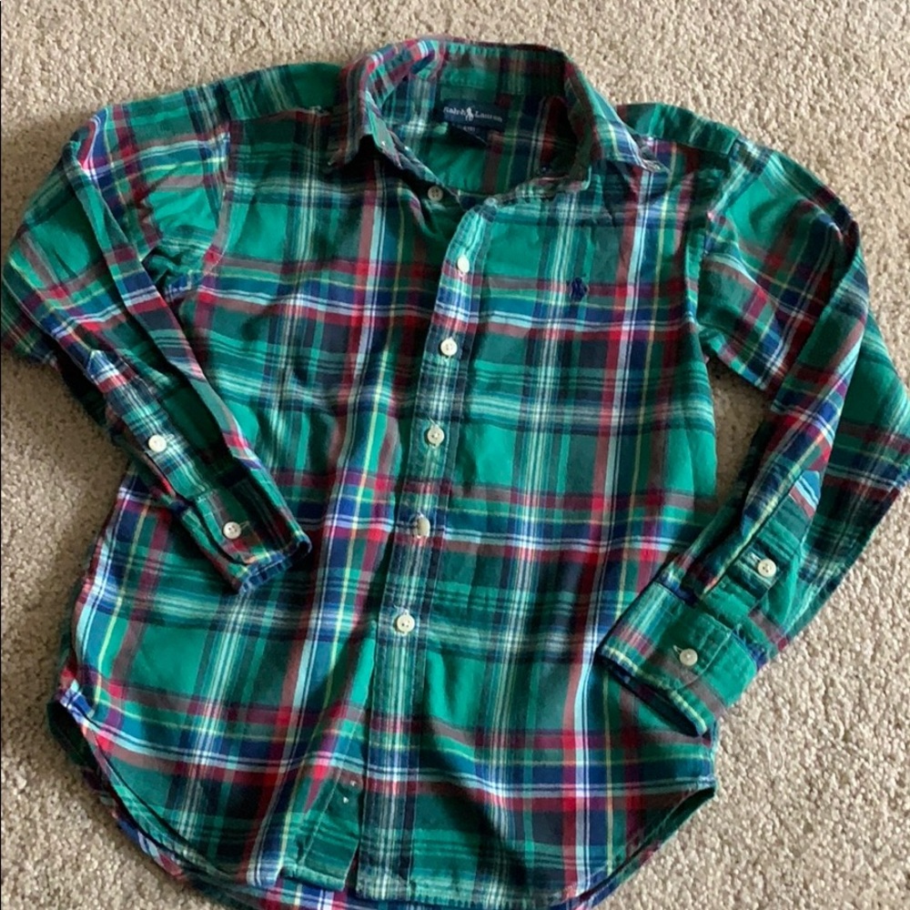 Kids polo button up